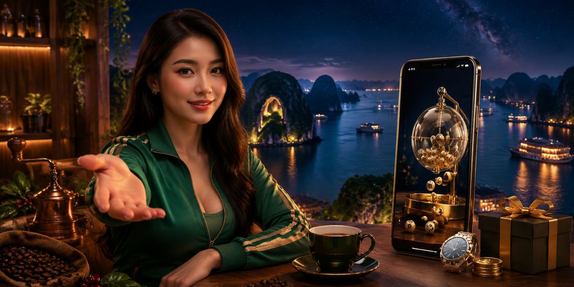 Cảnh tượng lễ mở thưởng xổ số tại Hạ Long